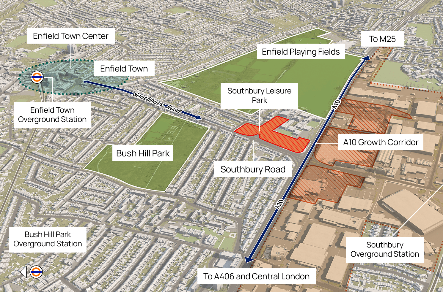 Southury Leisure Park in Context